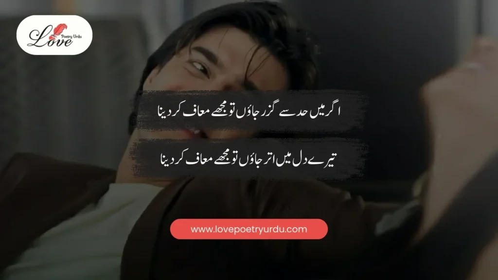 Sorry Poetry in Urdu for Lover