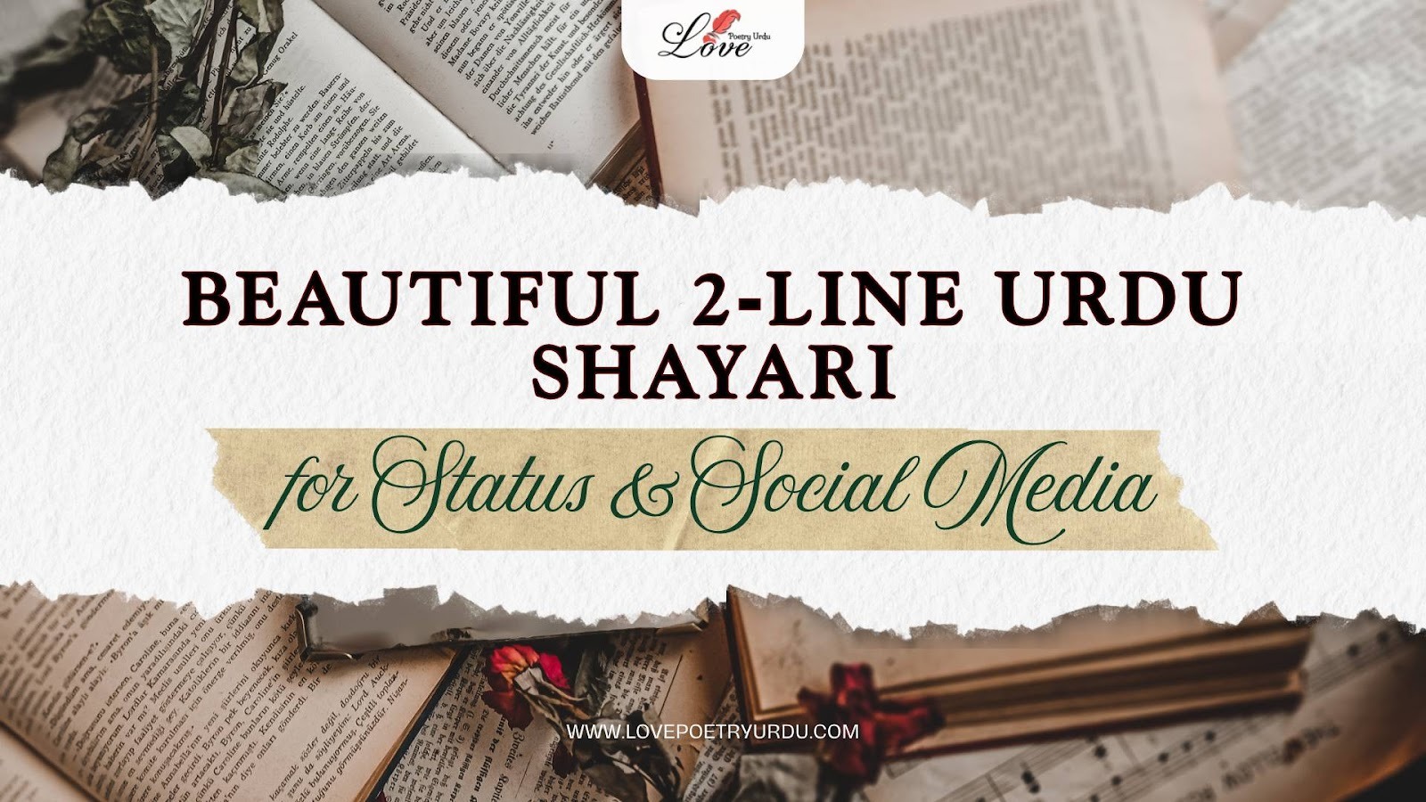 Beautiful 2‑Line Urdu Shayari for Status & Social Media
