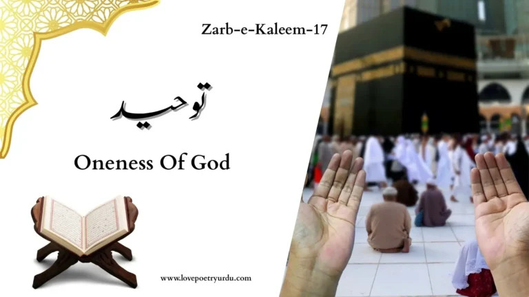 (Zarb-e-Kaleem-17) Touheed (توحید) Oneness Of God